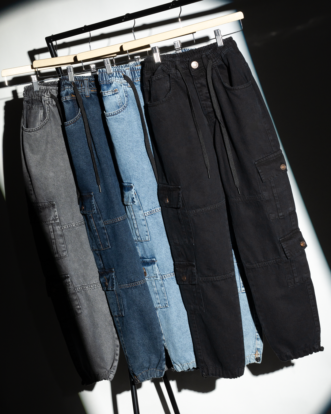 بنطلون جينز كارجو شروال