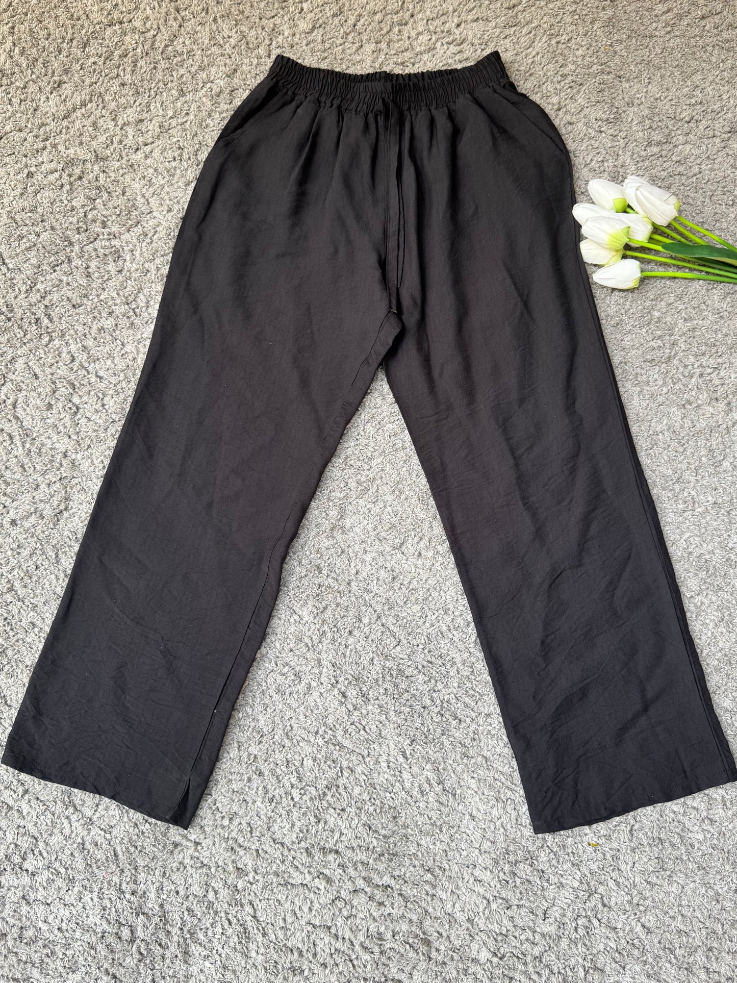 بنطلون كتان حريمي