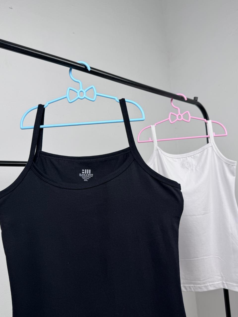 توب حمالات قطني مرن حريمي