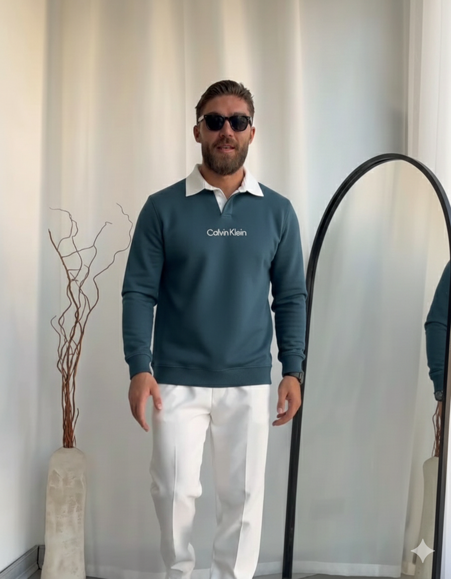 سويت شيرت كالفن كلاين كونتراست