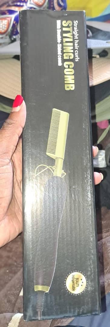 مشط كهربائي 2 في 1 لفرد وكيرلي الشعر