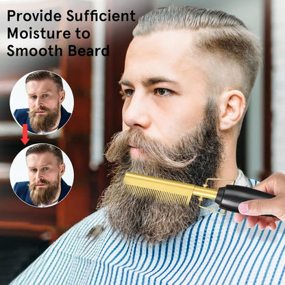 مشط كهربائي 2 في 1 لفرد وكيرلي الشعر