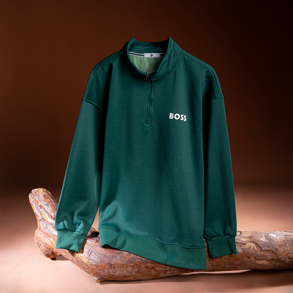 سويت شيرت بوس ربع سوستة