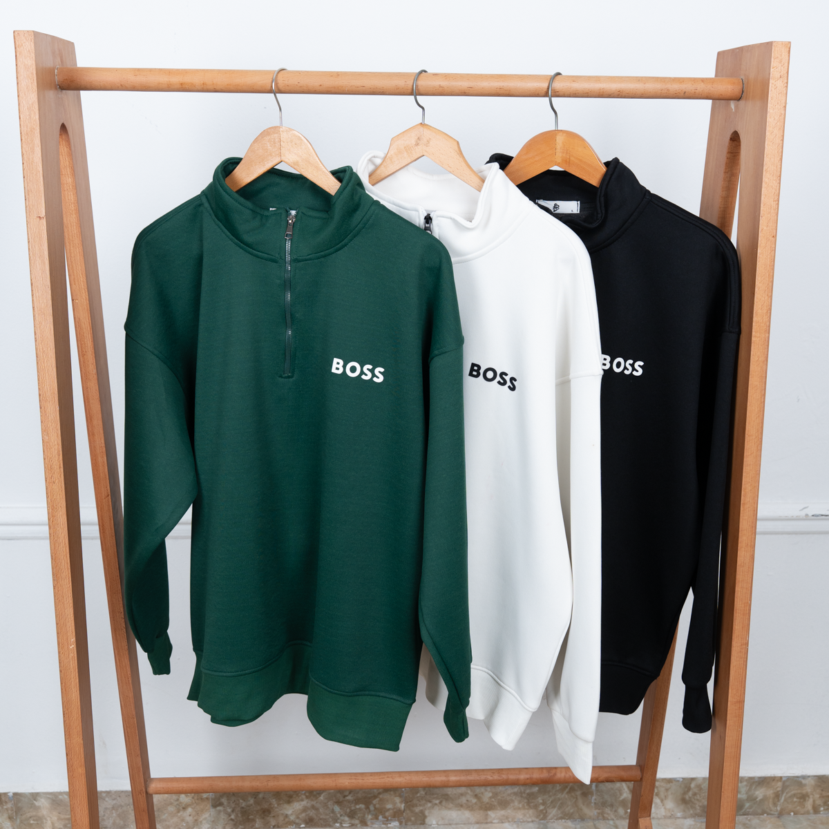 سويت شيرت بوس ربع سوستة