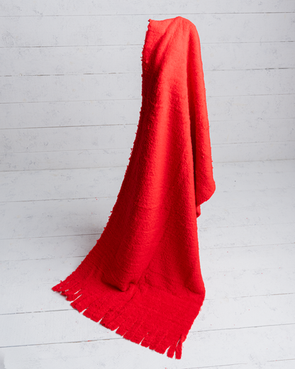 شال موهير ناعم سادة