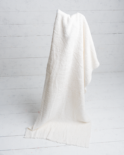 شال موهير ناعم سادة