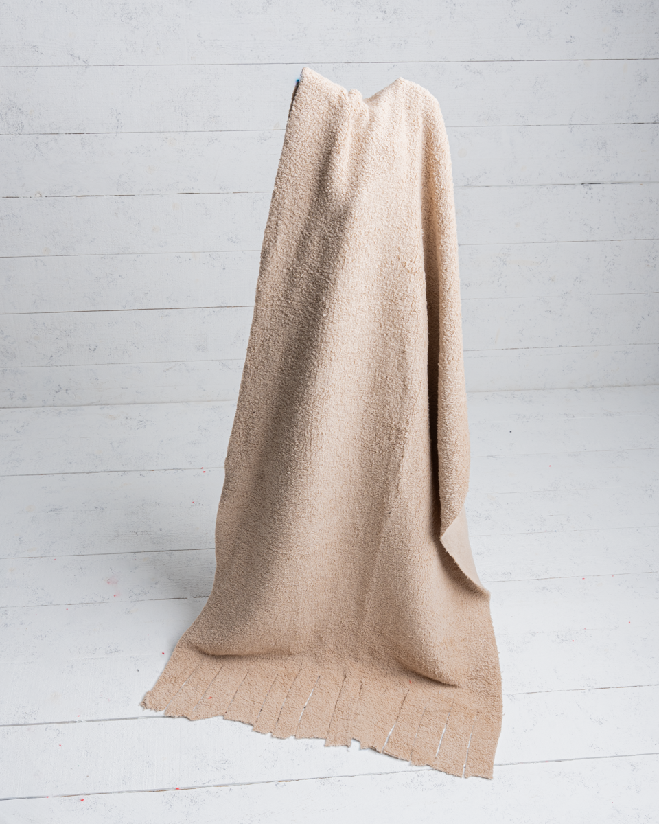 شال موهير ناعم سادة