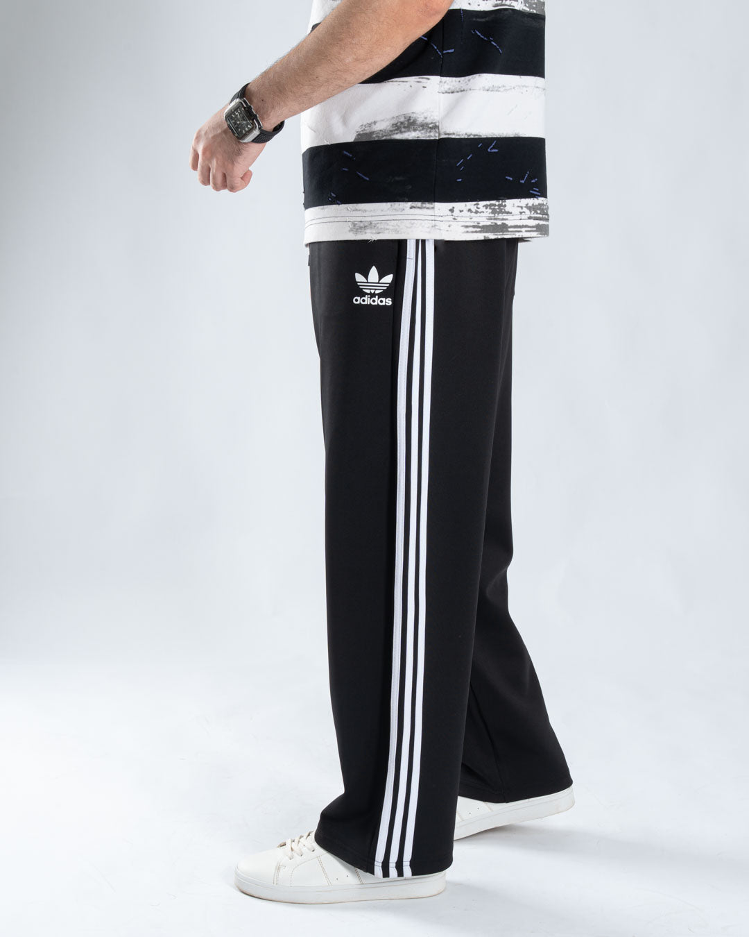 بنطلون أديداس وايد ليج رجالي