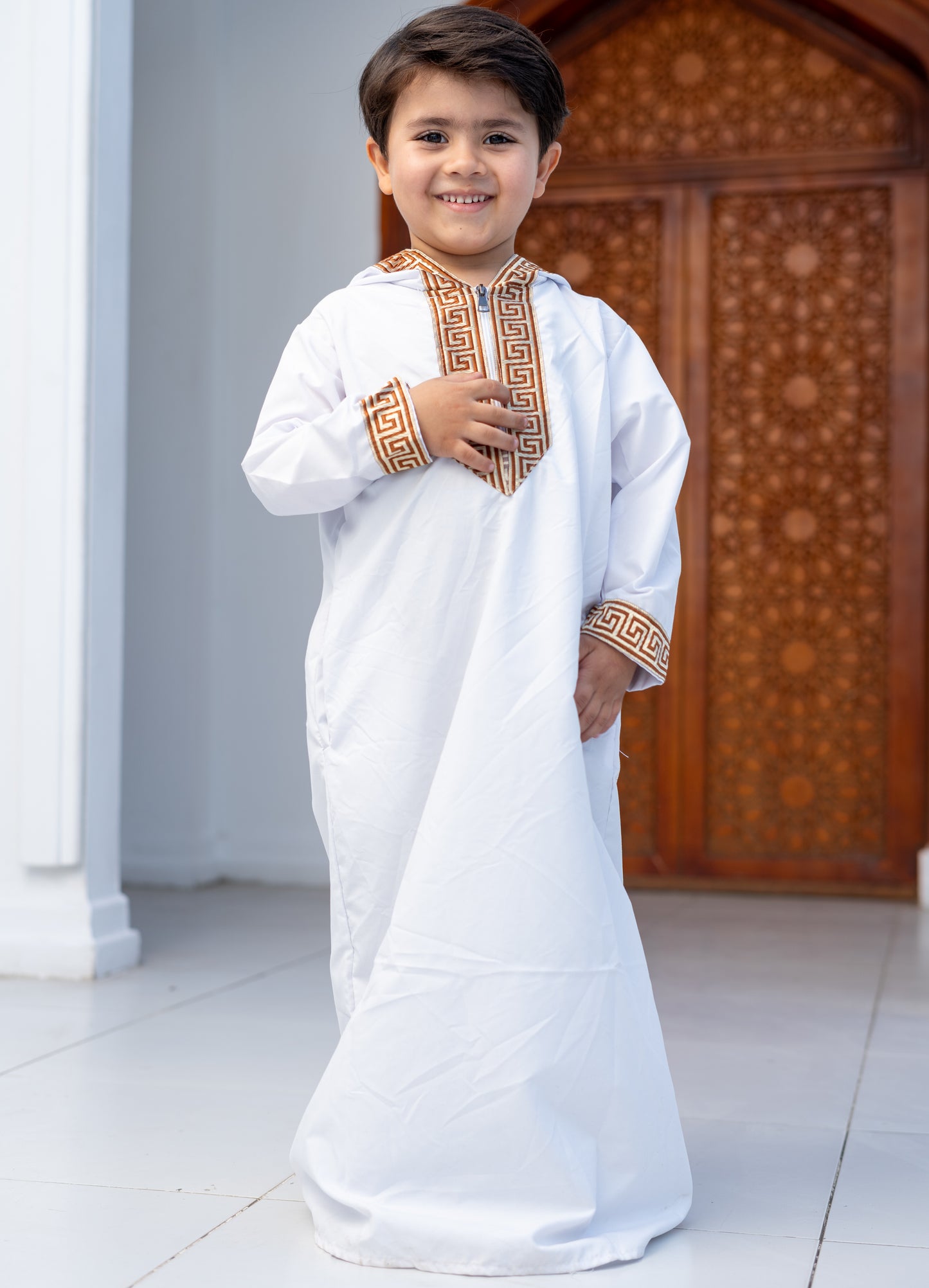 عباية اطفالي بغطاء راس