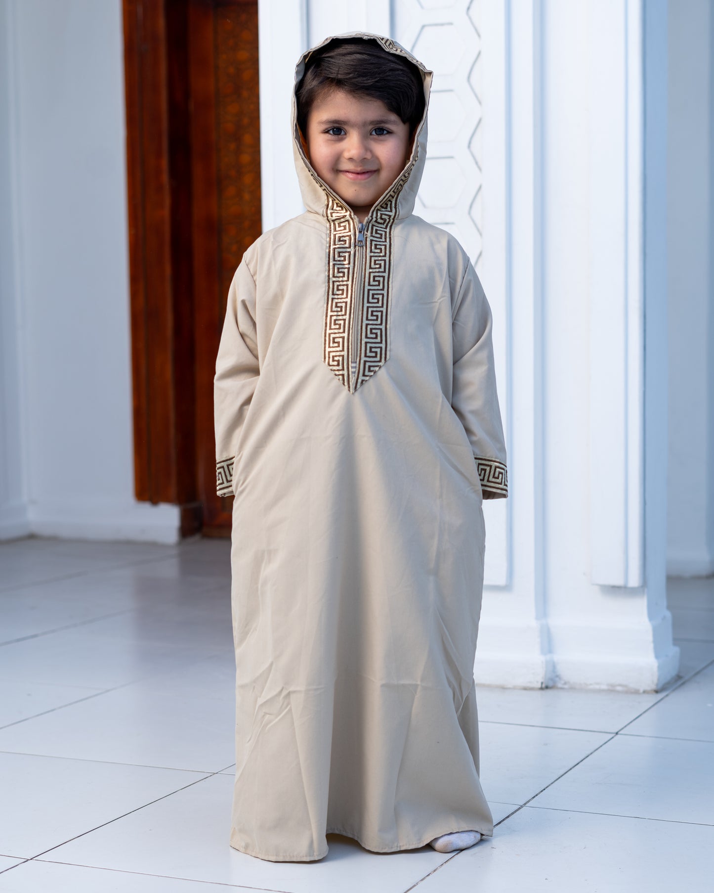 عباية اطفالي بغطاء راس