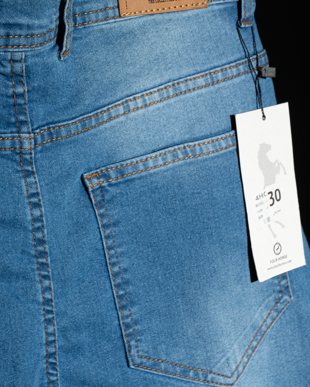 بنطلون جينز مخربش رجالي