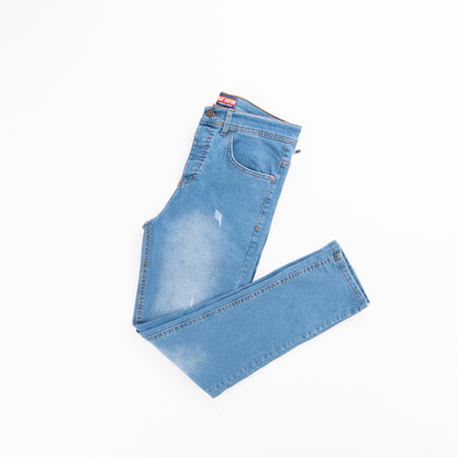 بنطلون جينز مخربش رجالي