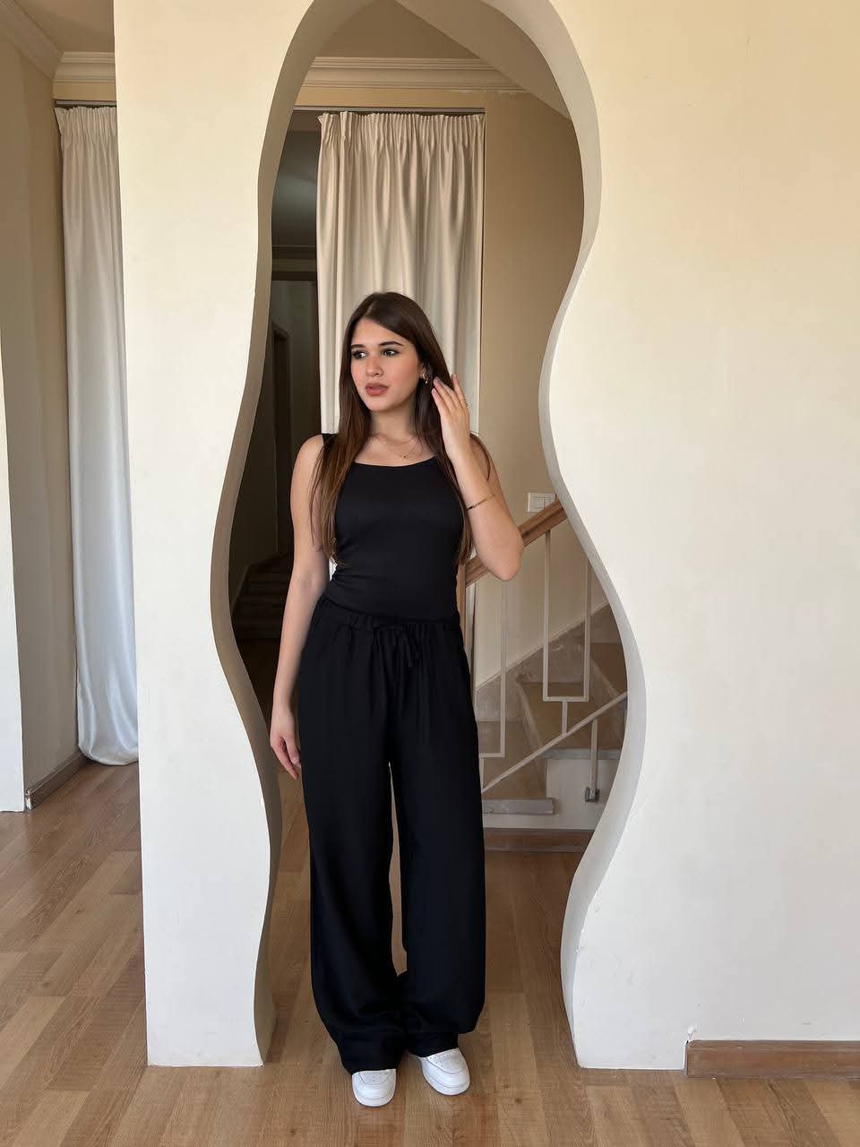 بنطلون كتان حريمي