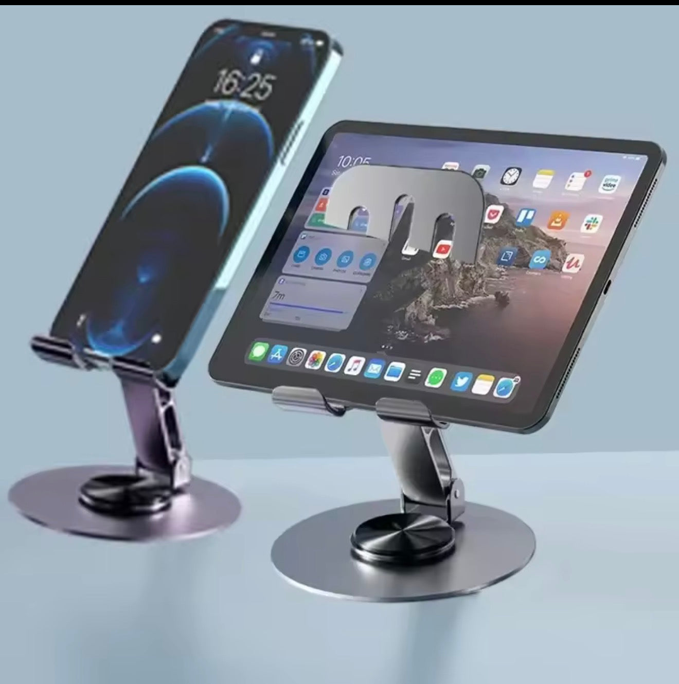 حامل وستاند موبايل مكتبي قابل للدوران