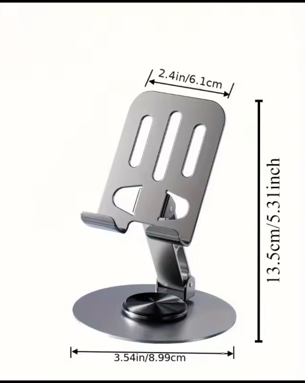 حامل وستاند موبايل مكتبي قابل للدوران