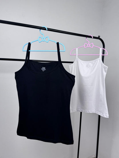 توب حمالات قطني مرن حريمي