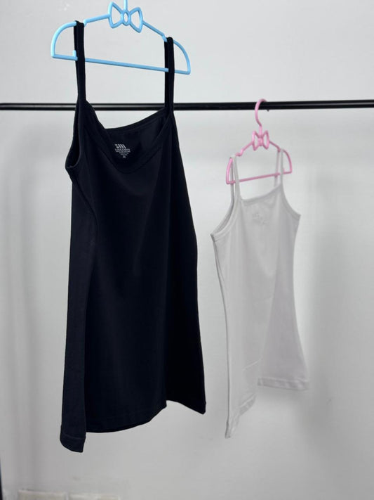 توب حمالات قطني مرن حريمي