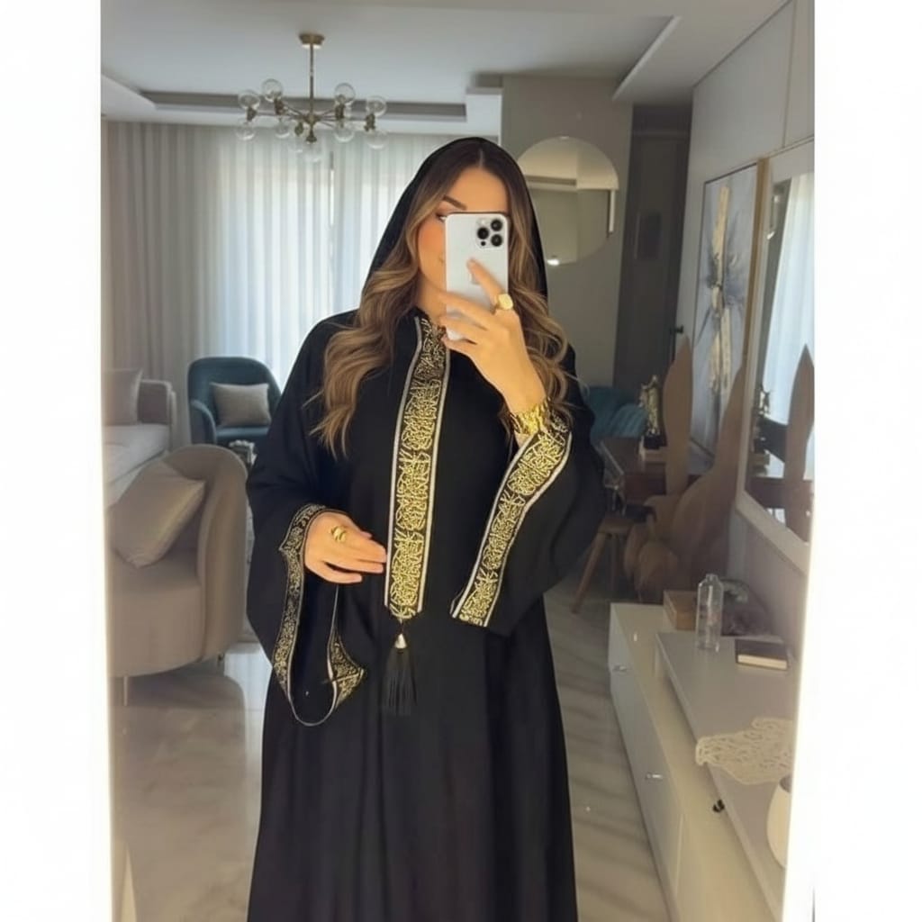 عباية الملكة كتان