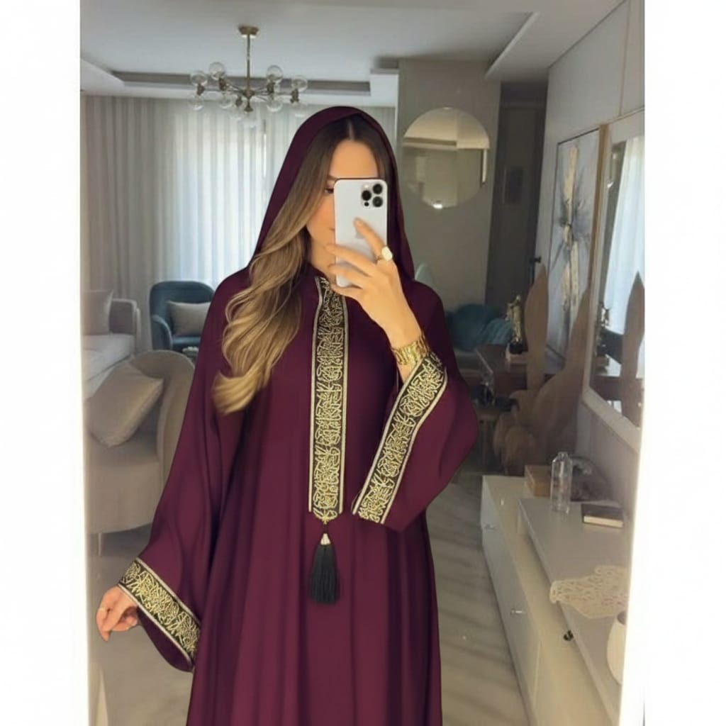 عباية الملكة كتان