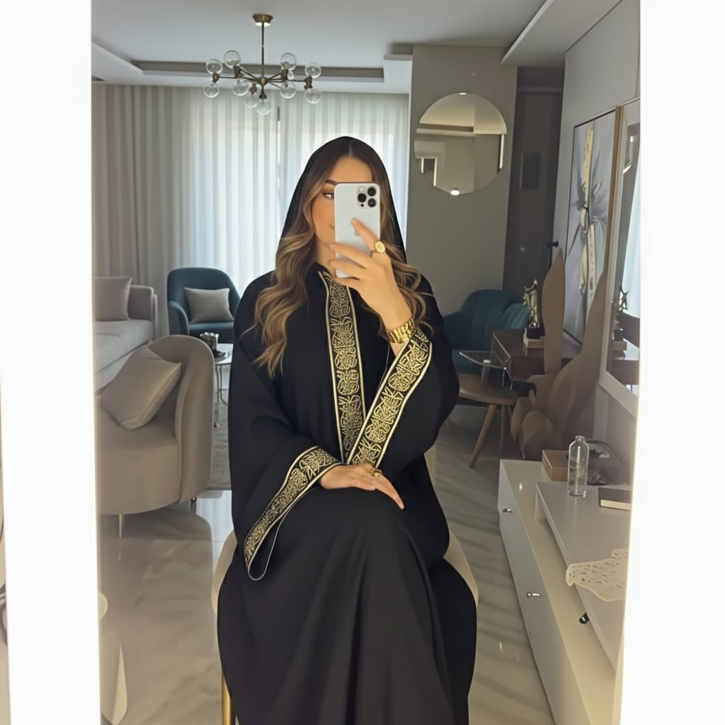 عباية الملكة كتان