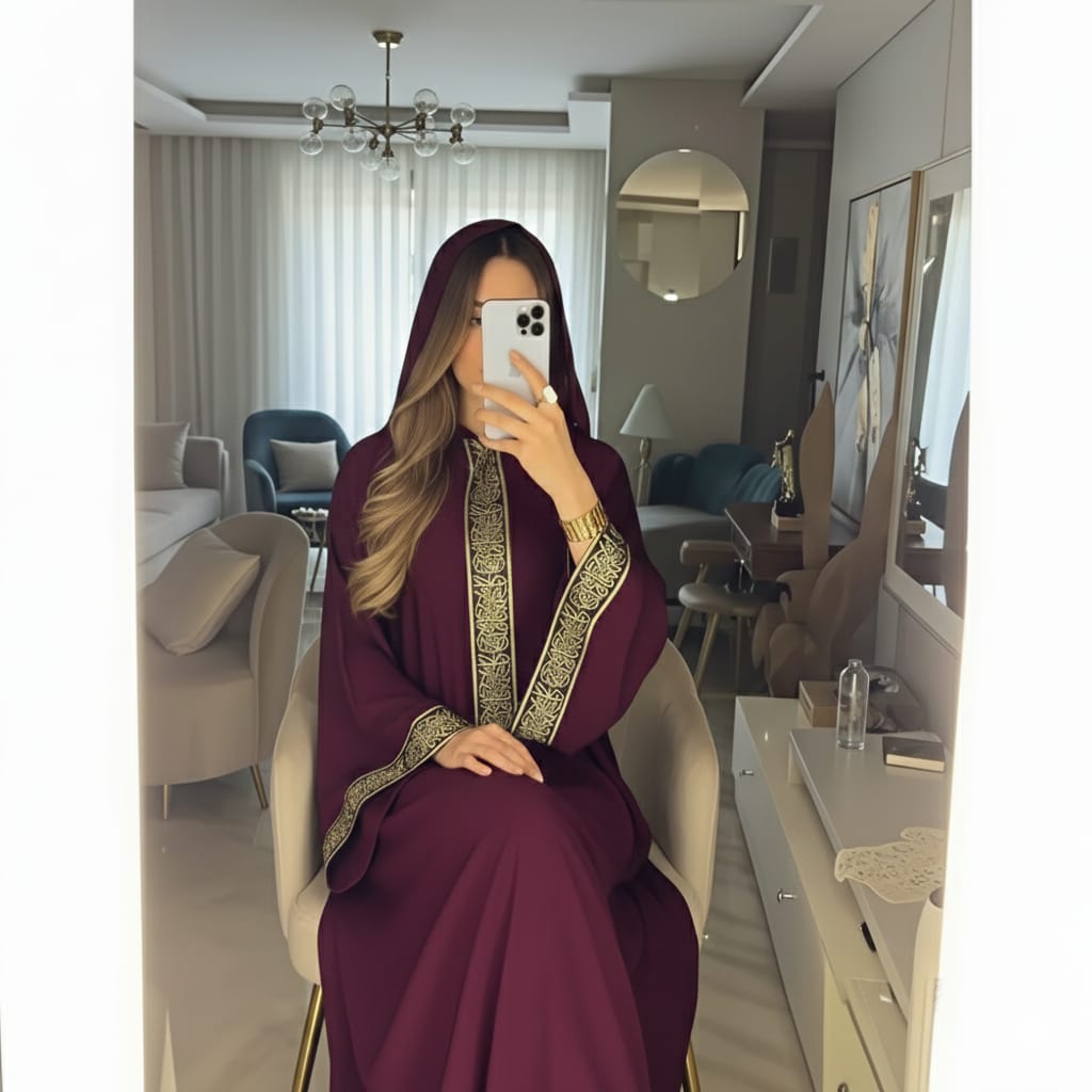 عباية الملكة كتان