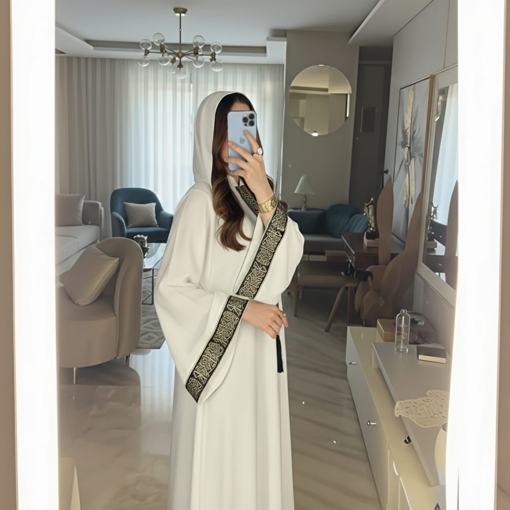 عباية الملكة كتان