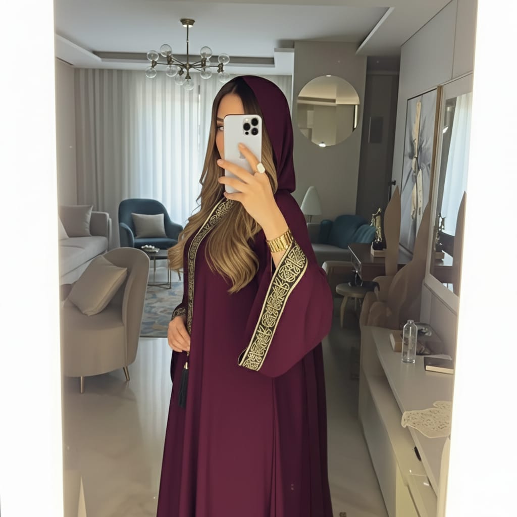 عباية الملكة كتان