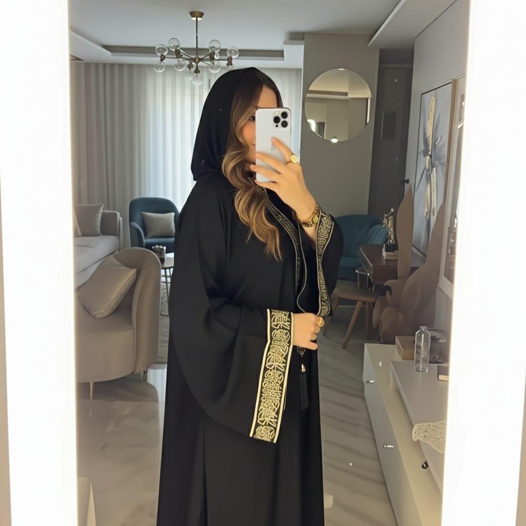 عباية الملكة كتان